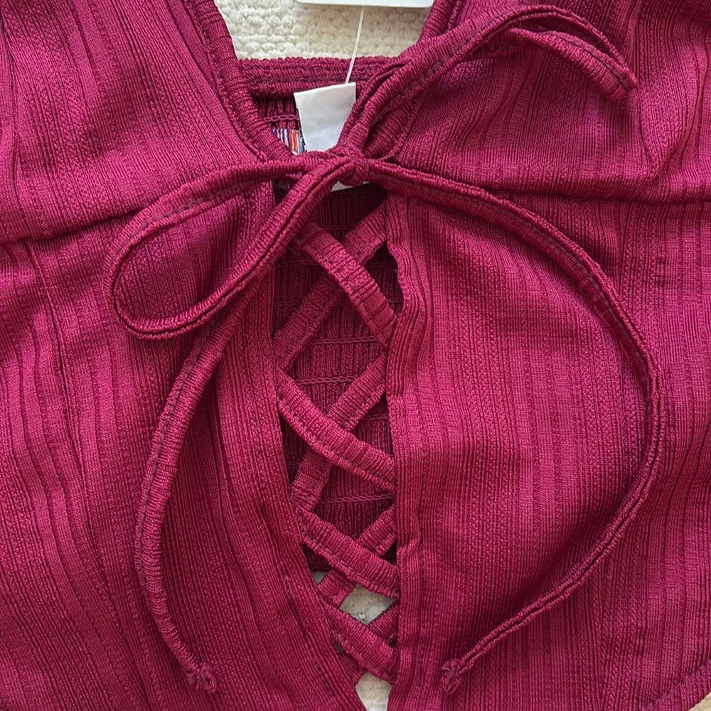 Urban lace up tank - Picture 3 of 5